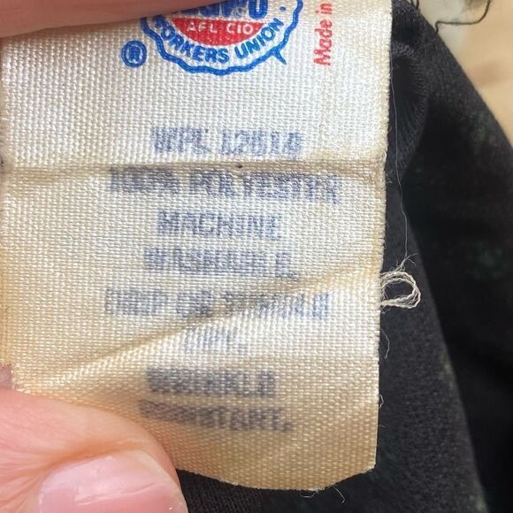 Vintage black and gold see through dress - Picture 11 of 13